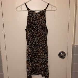 Cheetah short dress